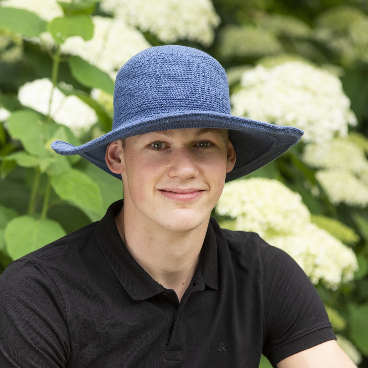 Foxgloves C3 - UV bestendige zonnehoed - donkerblauw