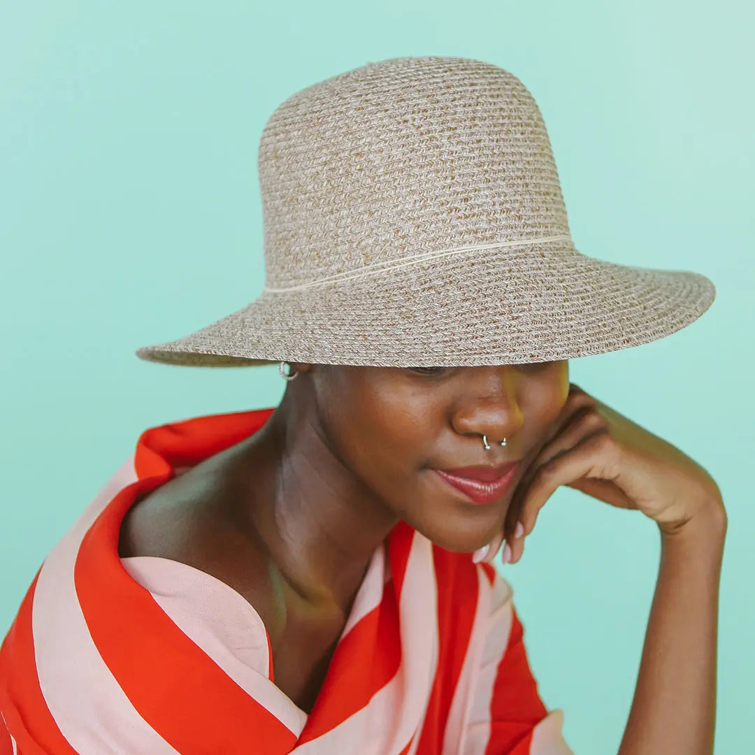 360FIVE Everyday - zonnehoed Lacey Bucket - Wheat