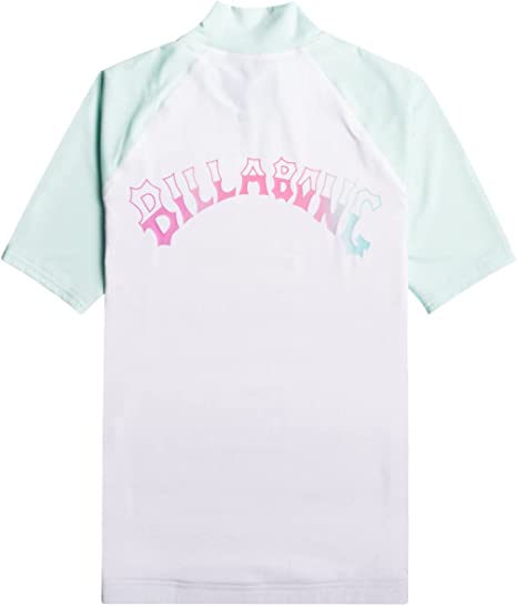 Billabong - UV-Rashguard voor vrouwen met korte mouwen- Sunny Side - UPF50+ - Hemelblauw