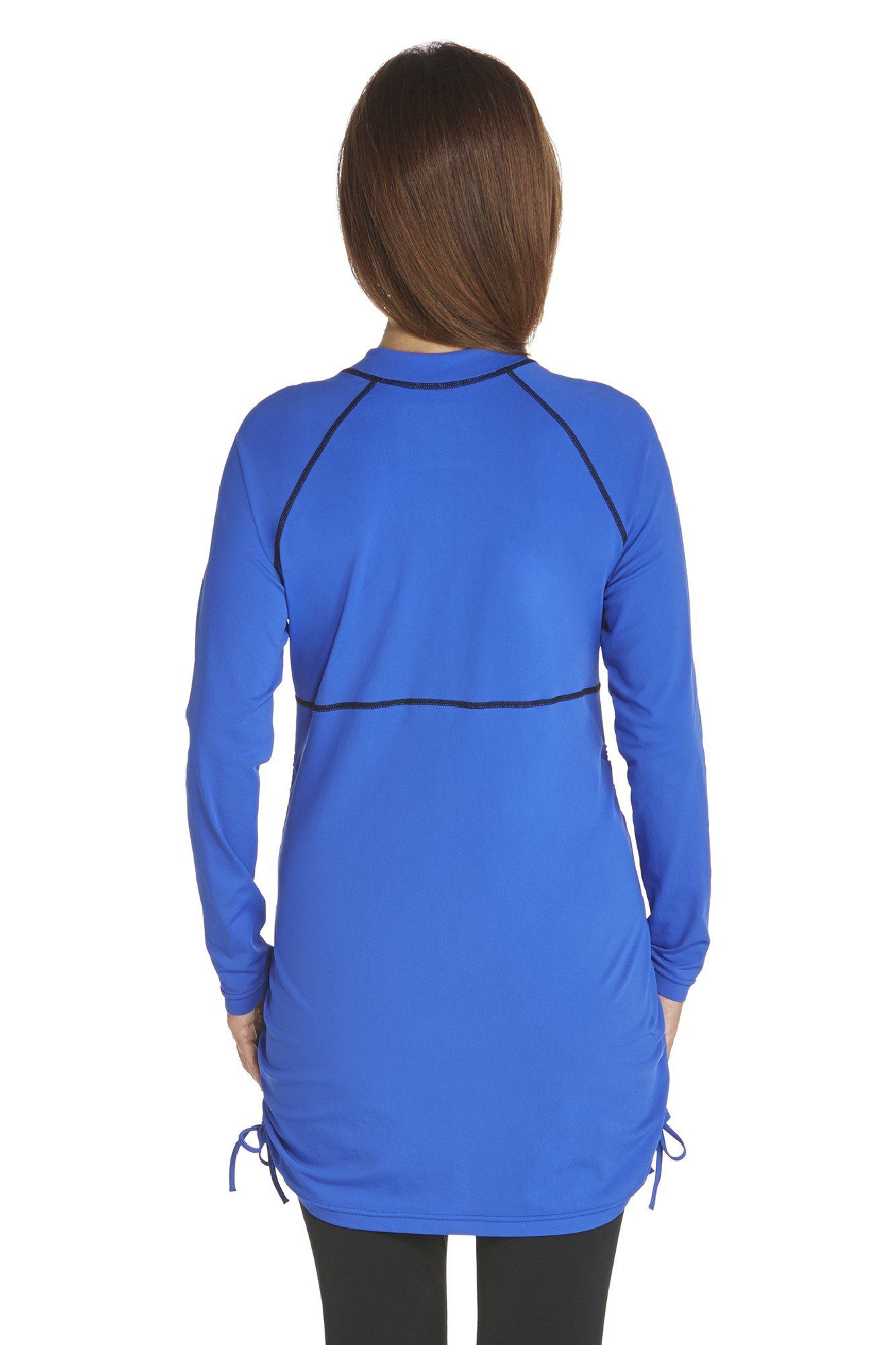 Coolibar - UV-zwemshirt dames - Kobalt blauw