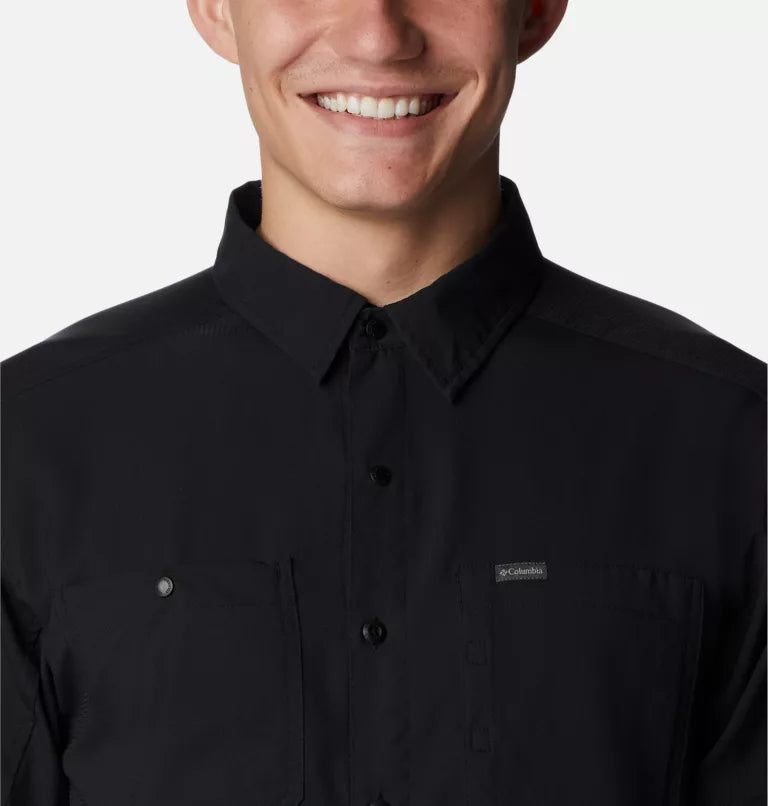 Columbia Heren UV overhemd Silver Ridge Utility Black Long Sleeve