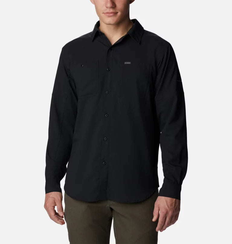Columbia Heren UV overhemd Silver Ridge Utility Black Long Sleeve