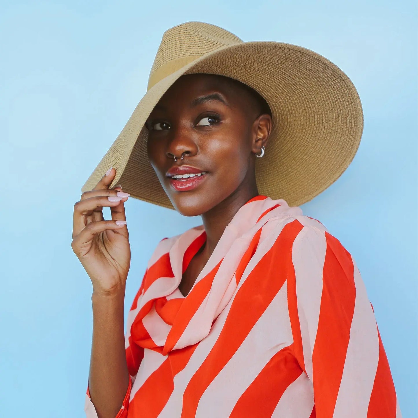360FIVE Everyday - zonnehoed Julia Fedora - Caramel