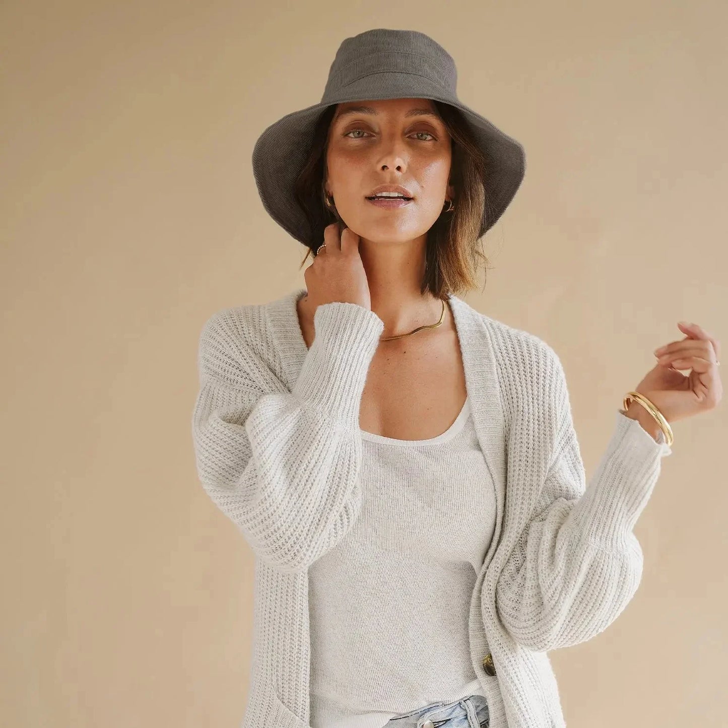 House of Ord - Bucket hat - Gabi Bucket - Loodgrijs