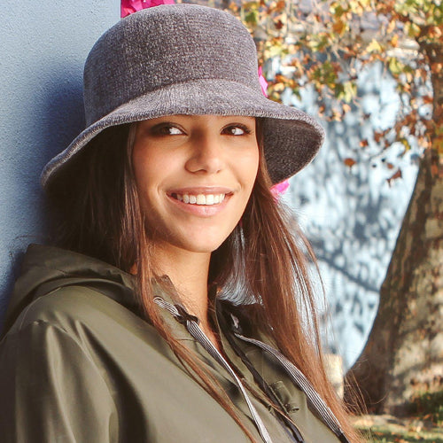 360FIVE Everyday - Winter hoed Kelly Bucket - Charcoal