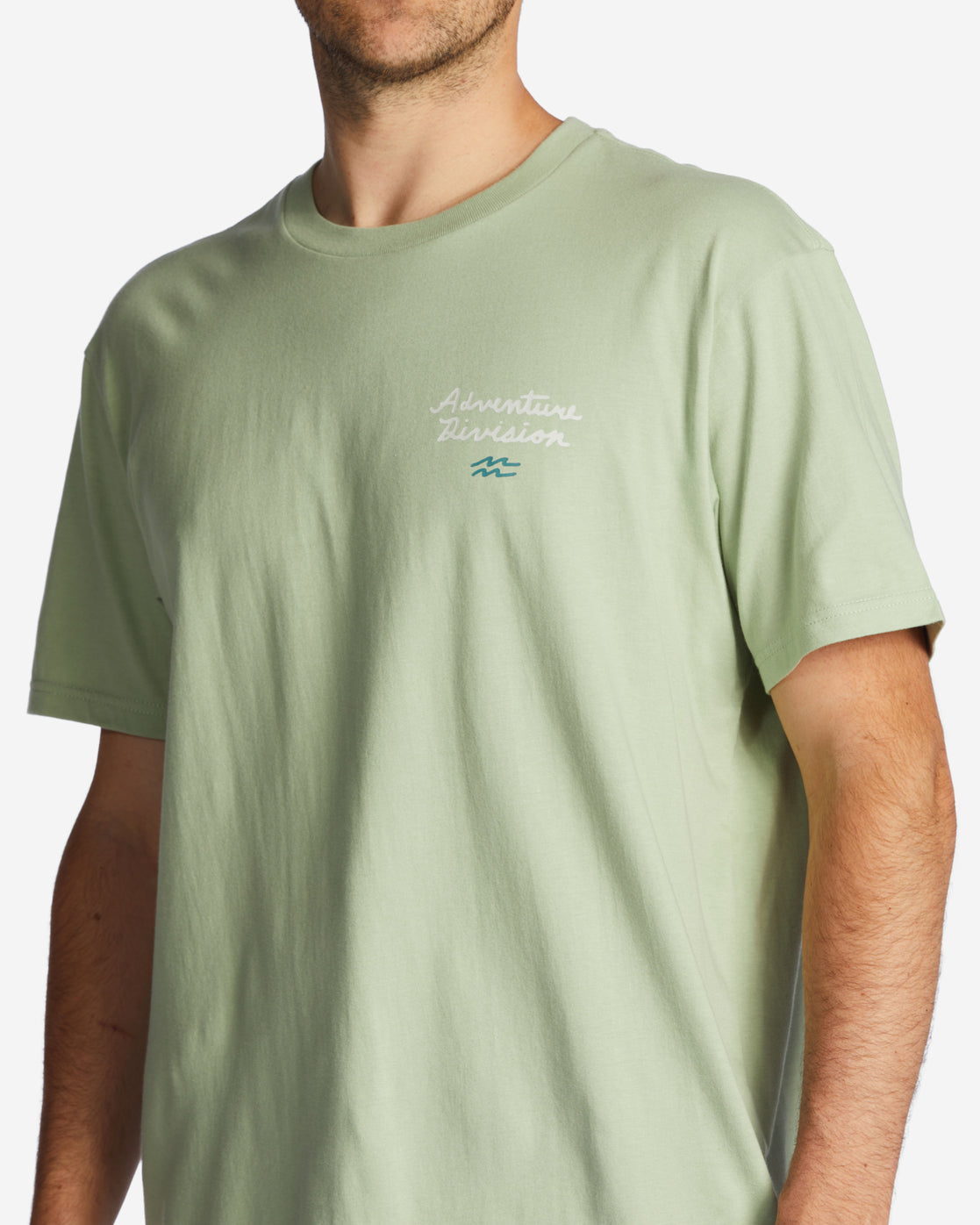 Billabong - T-shirt met korte mouwen voor mannen - Adventure - Panorama - Lichtgroen