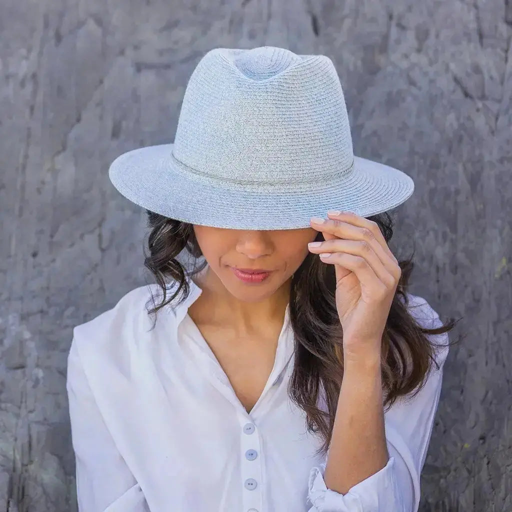 House of Ord - zonnehoed Avoca Fedora - Hemelsblauw