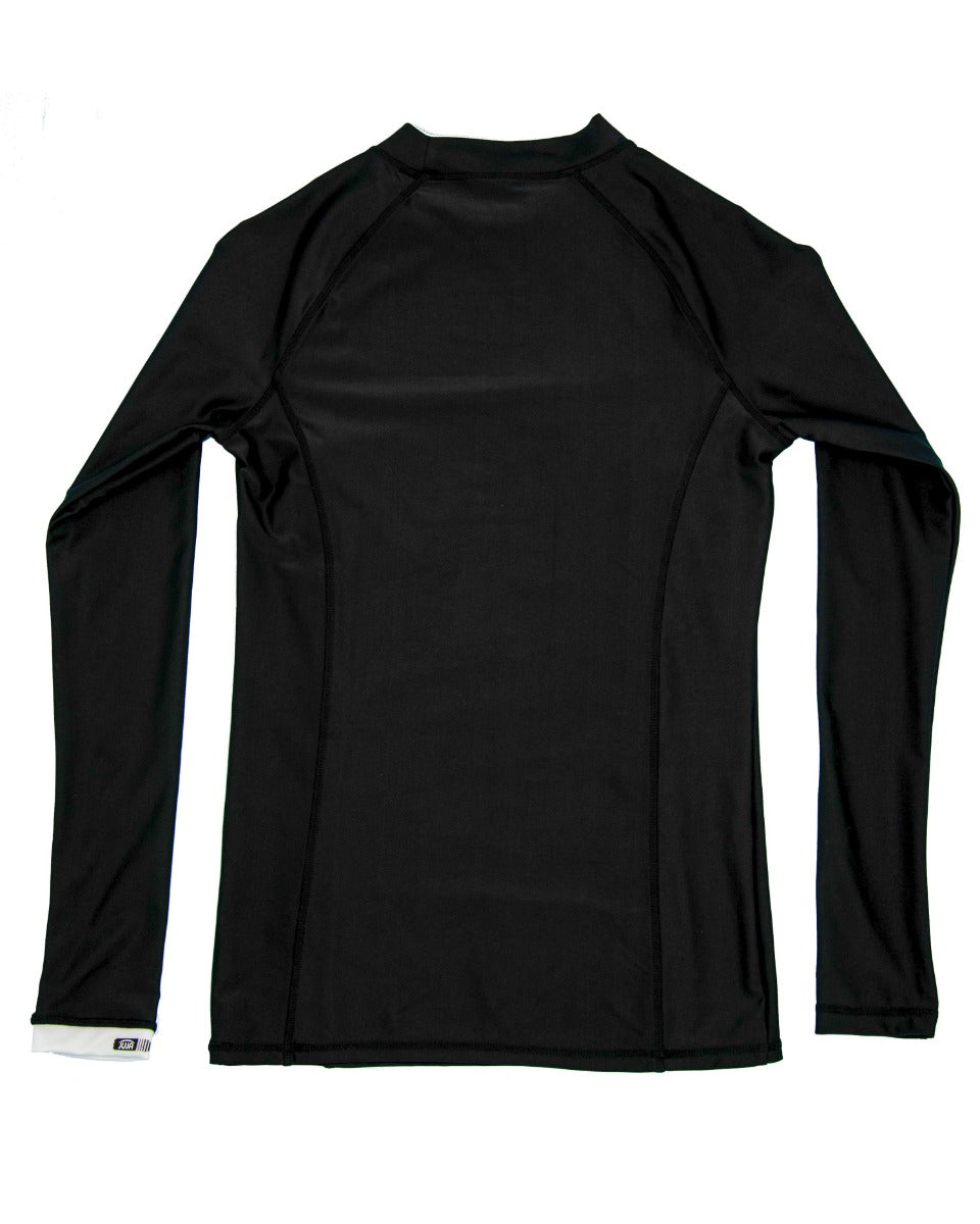 JUJA - UV-Zwemshirt met lange mouwen voor vrouwen - UPF50+ - Solid - Zwart