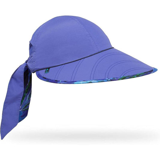 Sunday Afternoons - UV Sun Seeker hoed voor volwassenen - Purple Larkspur