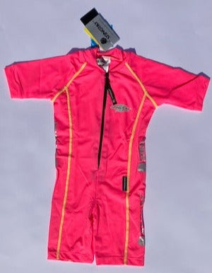 Stingray Kids UV werend badpak korte mouw Roze