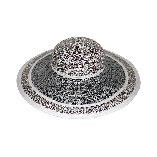 360FIVE Everyday - zonnehoed Emma Capeline - Zwart/Wit