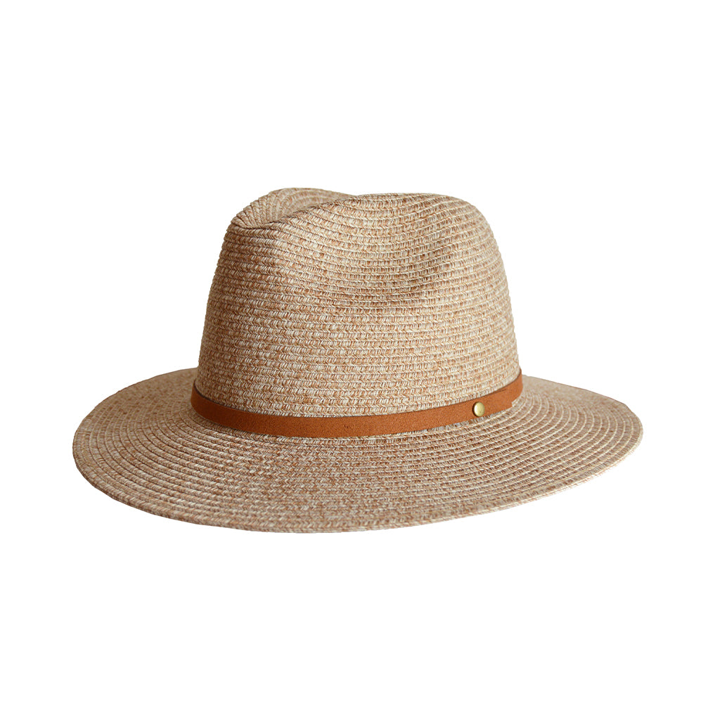 360FIVE Everyday - zonnehoed Shauna Fedora - Gemengd Camel