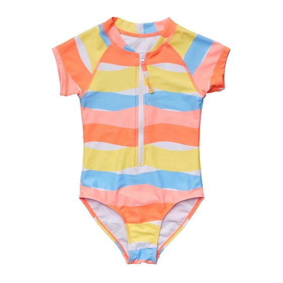 Snapper Rock - UV Zwempak voor meisjes - Korte mouw - Good Vibes