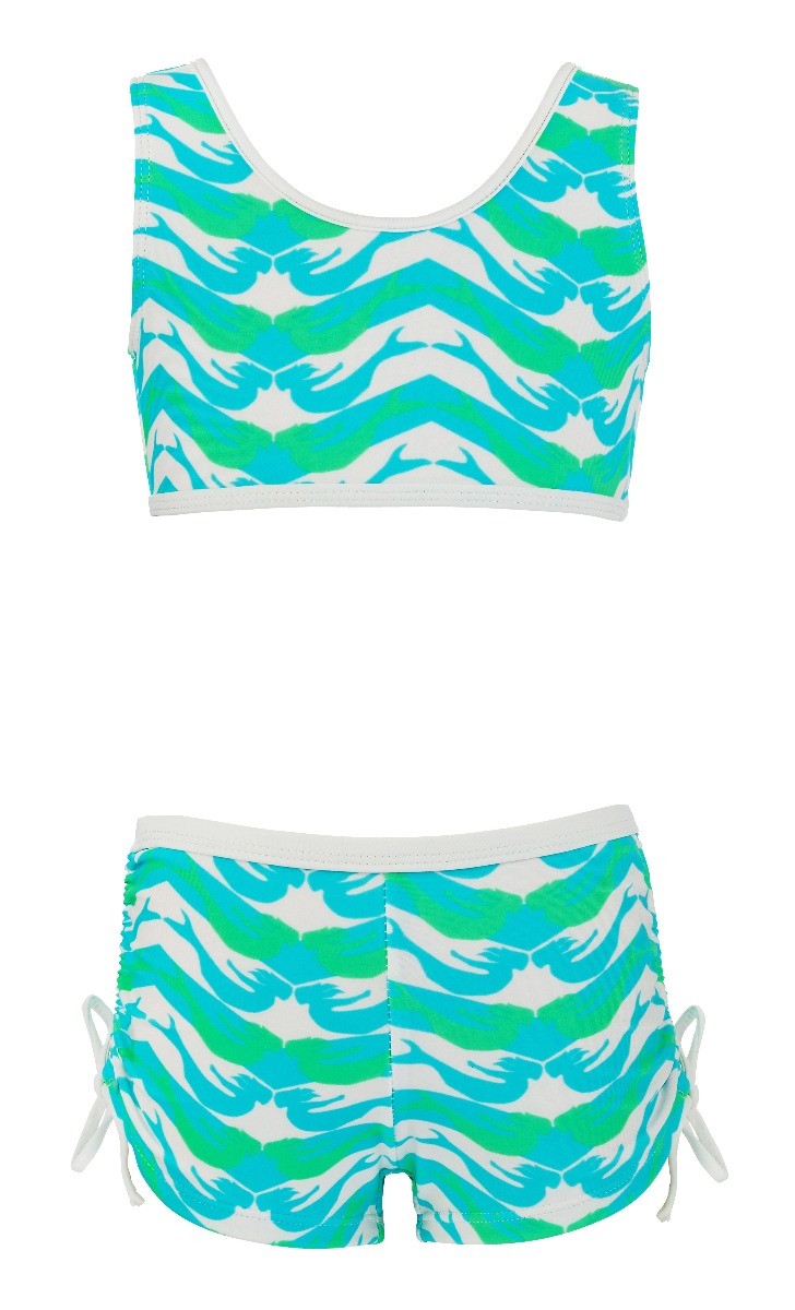Snapper Rock - UV werende sport set met lange mouwen top - zeemeermin