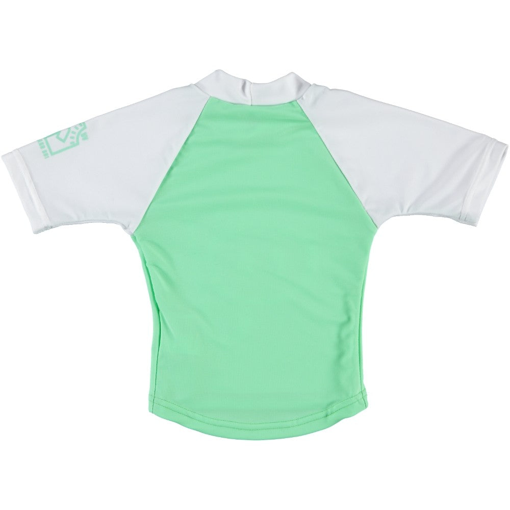 Sonpakkie Baby Girl UV zwemshirt korte mouw Ocean Hunter Mint