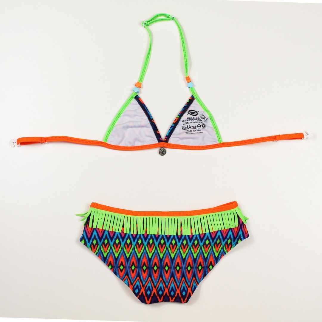 Zee & Zo bikini Moana Ikat Blue