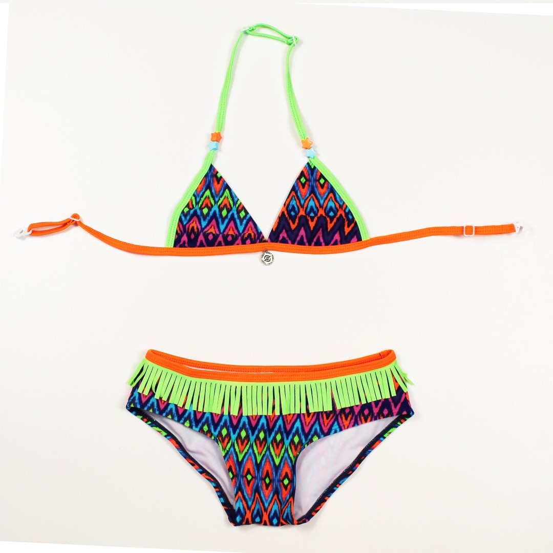 Zee & Zo bikini Moana Ikat Blue