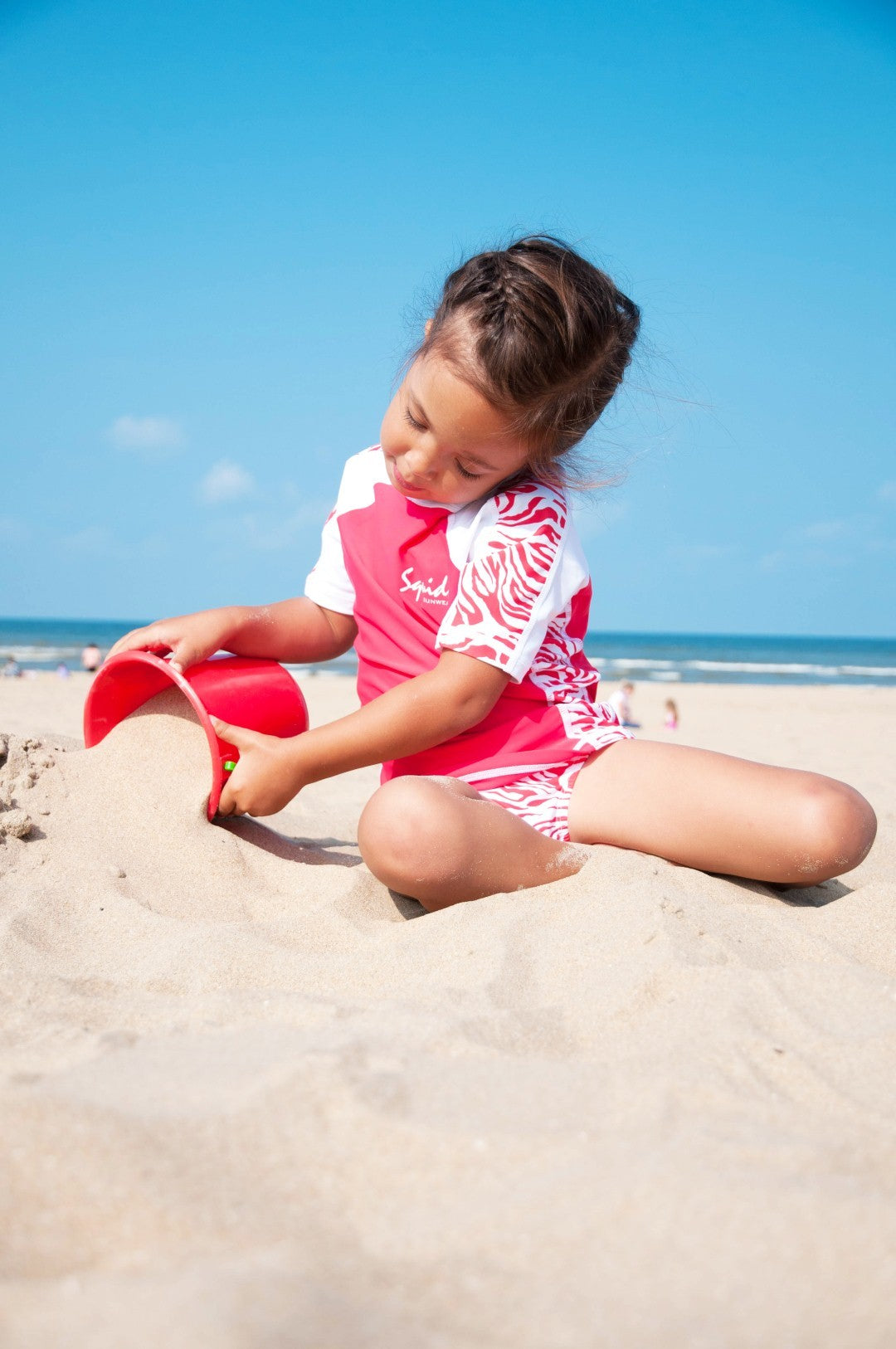 Squids Sunwear UV Girls Zebra Trunk