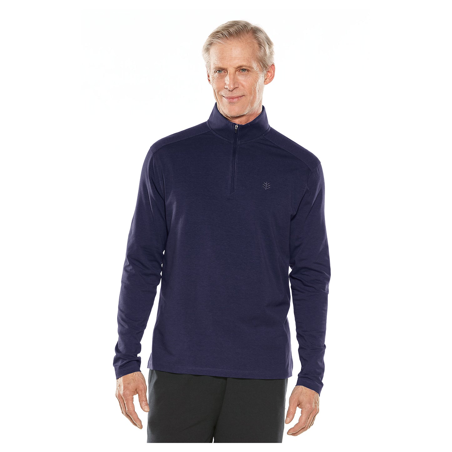 Coolibar - UV-shirt voor heren - donkerblauw