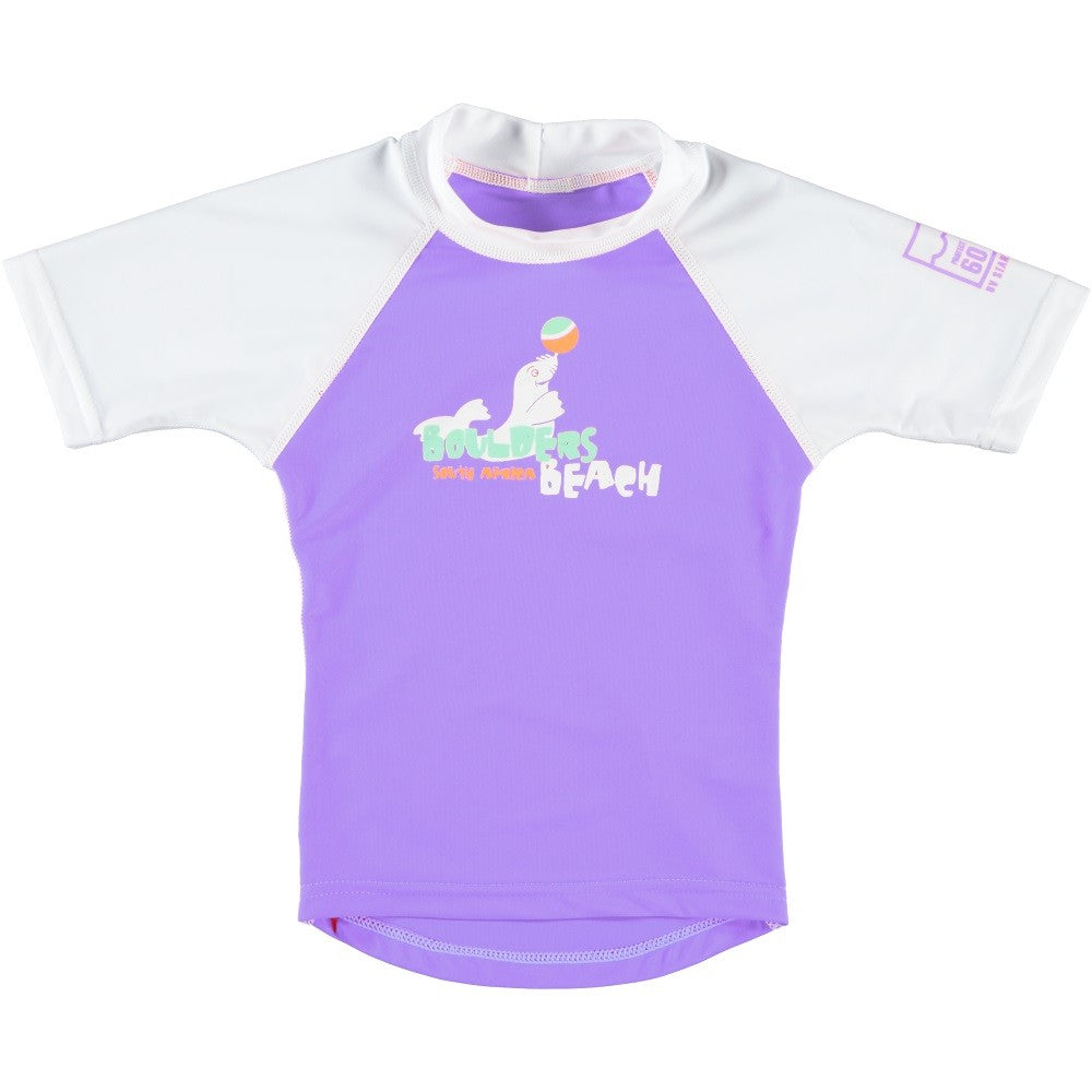 Sonpakkie Girls UV shirt korte mouw Lilac Beach