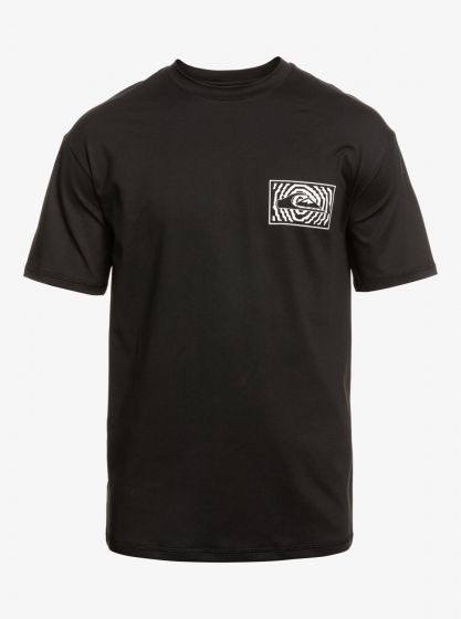 Quiksilver - UV Surf T-shirt voor mannen - Mix Session Korte mouw - UPF50 - Zwart