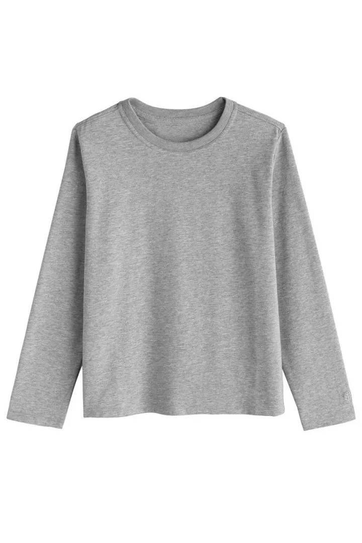 Coolibar - UV-shirt voor kinderen - Lange mouw - Coco Plum Everyday - Heather - Grijs