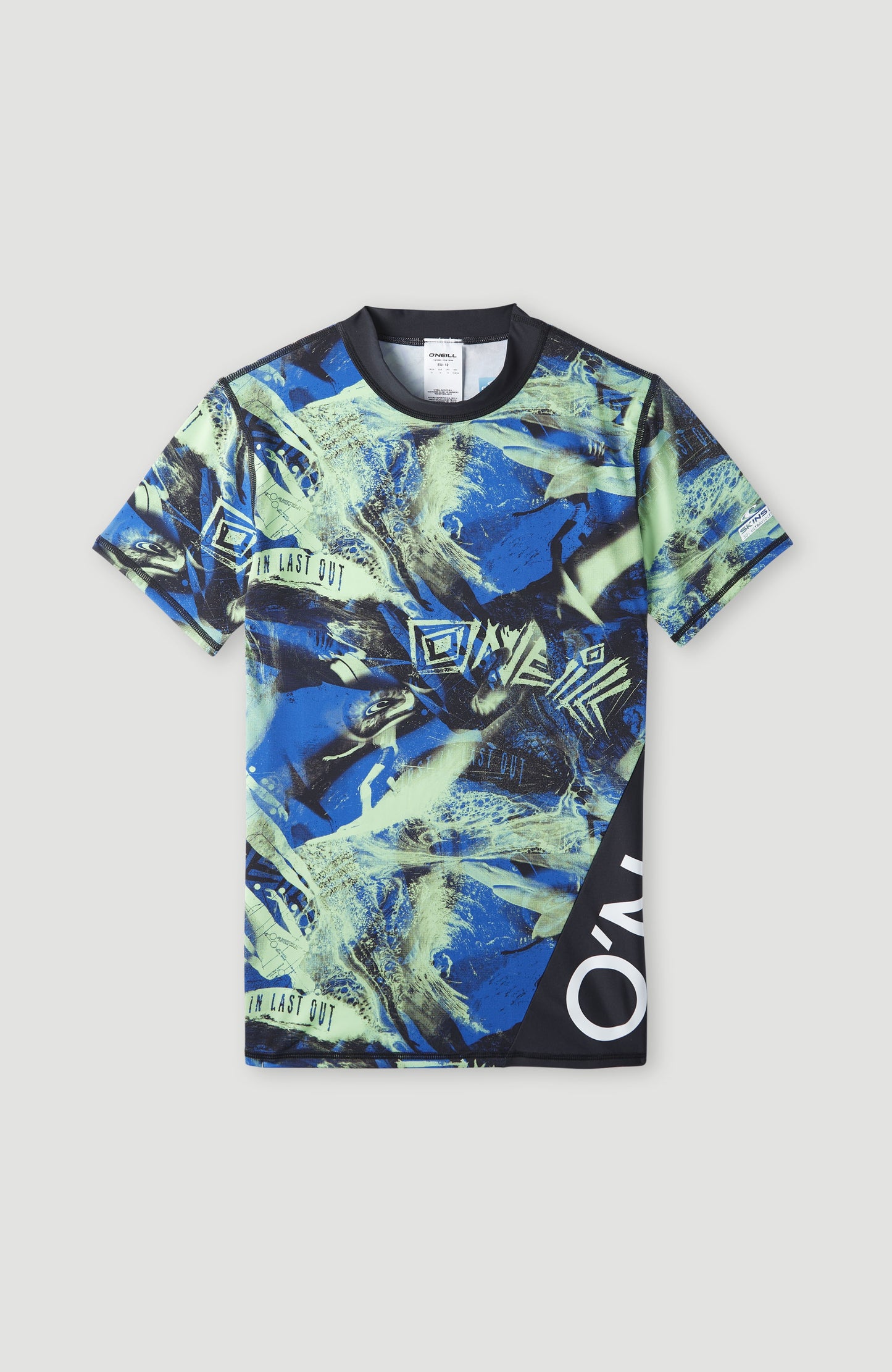 O'Neill - UV-Zwemshirt met korte mouwen voor jongens - UPF50+ - Crazy Skin - Blue