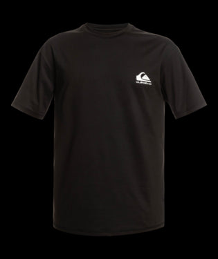 Quiksilver - UV-Zwemshirt met korte mouwen voor mannen - Logo - Zwart