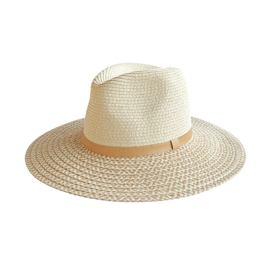 360FIVE Everyday - zonnehoed Gemma Fedora - Ivory/Stone