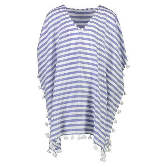 Snapper Rock - Kaftan voor meisjes - Gestreept - Navy/Wit