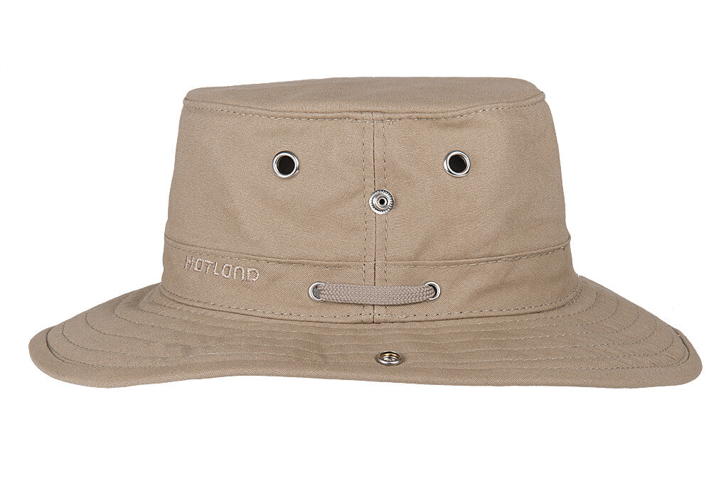 Hatland - UV Boonie hoed voor heren - Portland - Beige