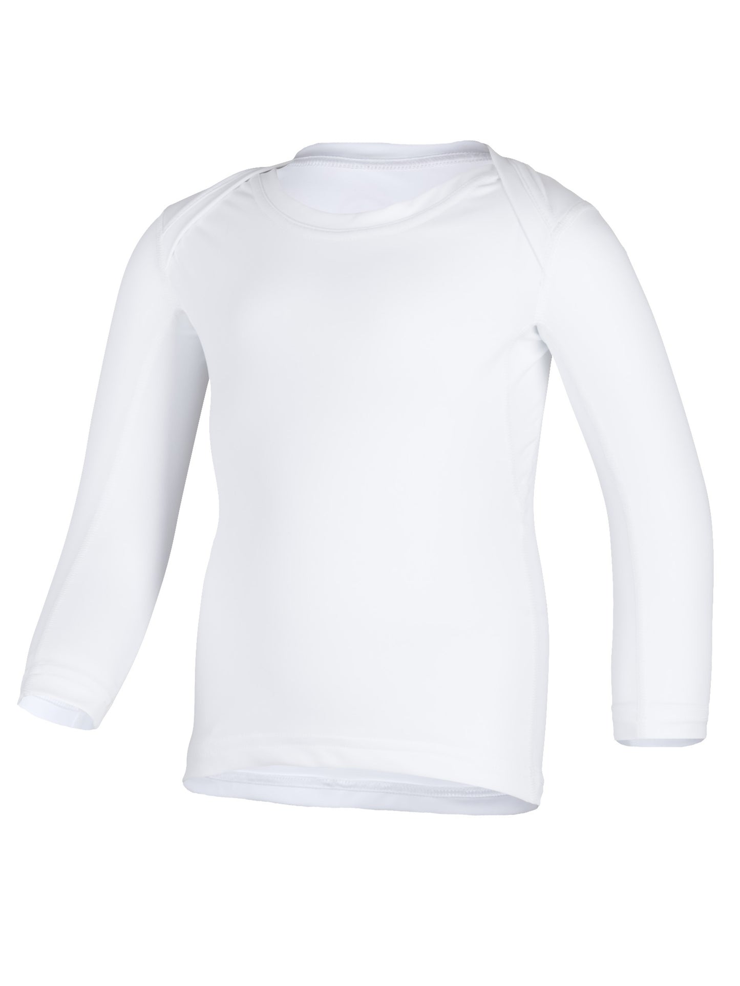 Hyphen Basic UV Shellshirt Lange mouw White