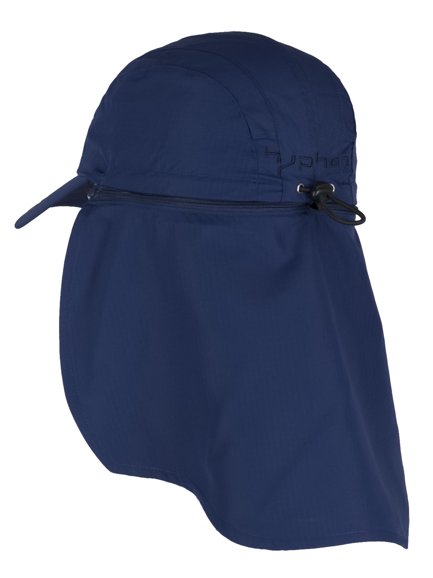 Hyphen Adult UV cap met afritsbare flap Blue Iris