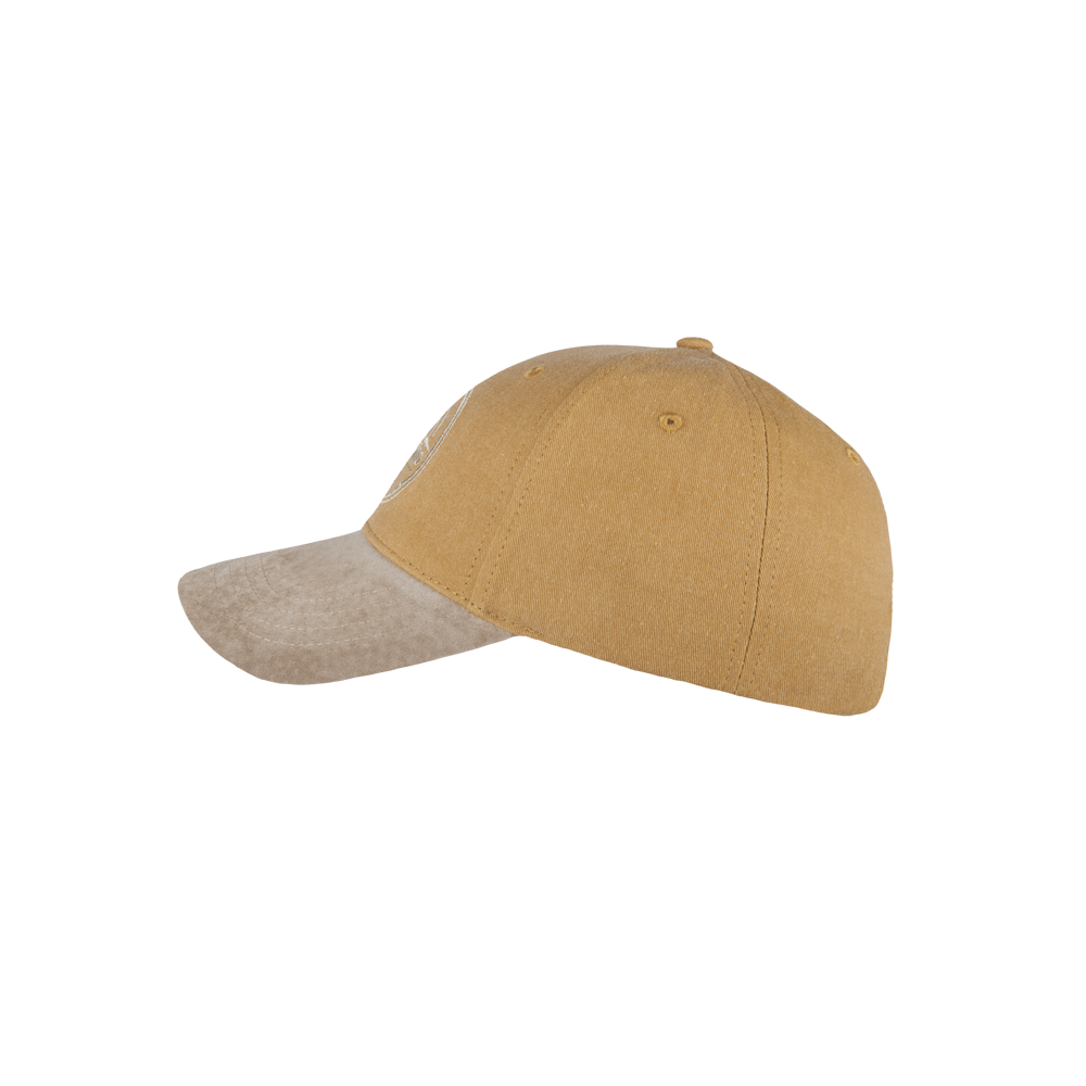 Hatland - UV-Baseball pet met logo voor volwassenen - Abel - Okerbruin