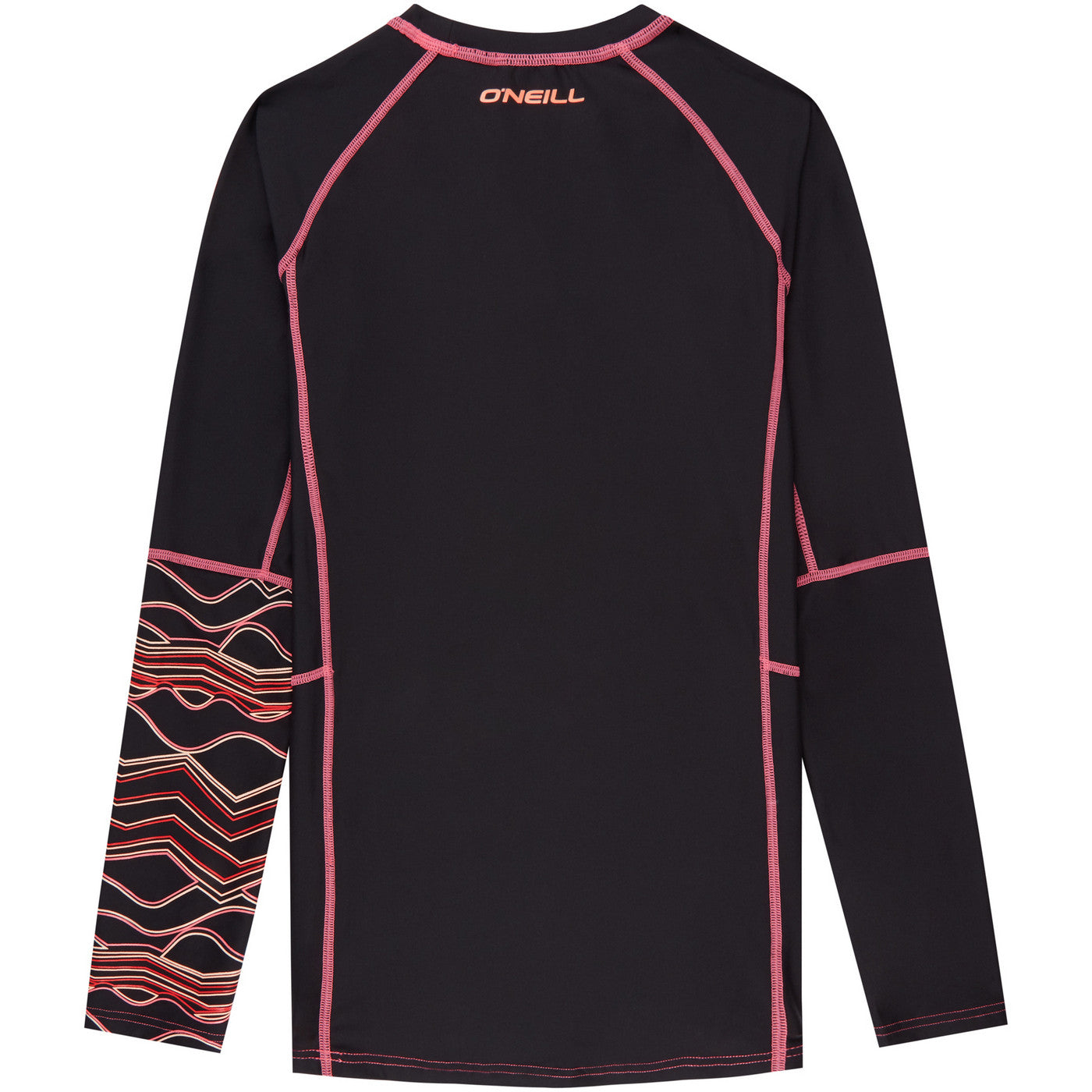 O'Neill Girls UV Shirt Lange Mouw Black / Pink