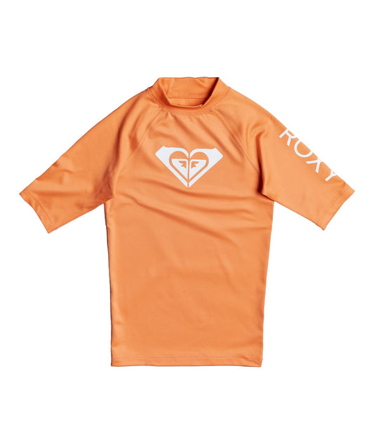 Roxy - UV Zwemshirt voor tienermeisjes - Whole Hearted - Zalm