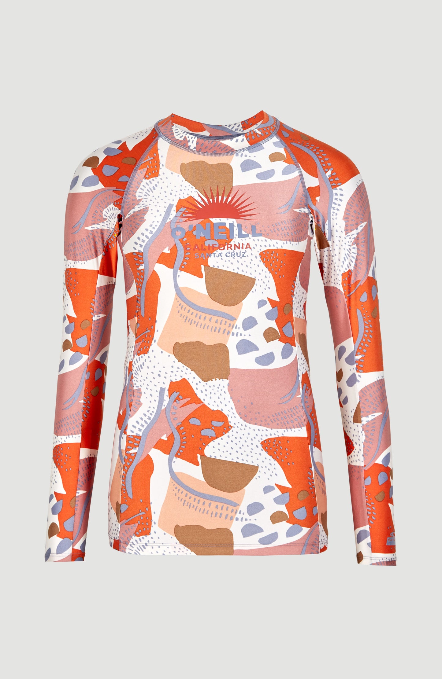 O'Neill - UV-Zwemshirt met lange mouwen voor vrouwen - Desert - UPF50+ - Patchwork print