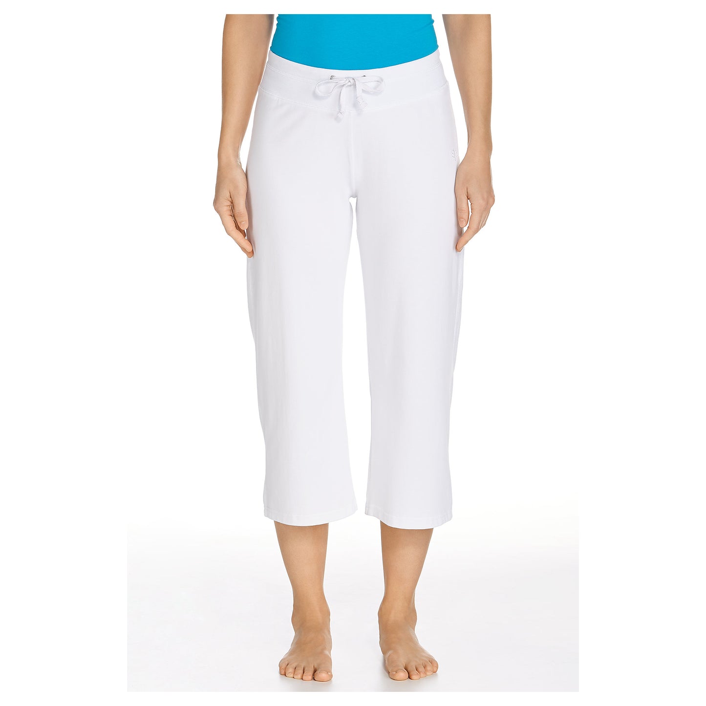 Coolibar - UV broek capri dames - Wit