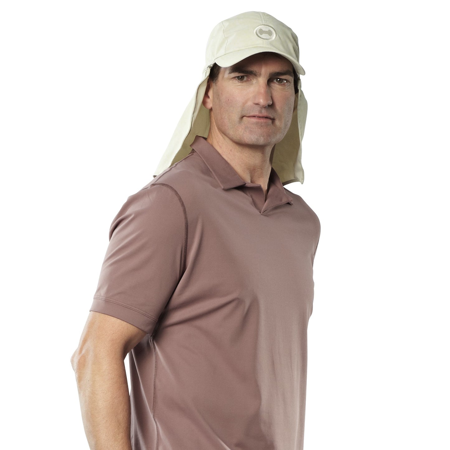 Hyphen - Men polo Capuccion korte mouw