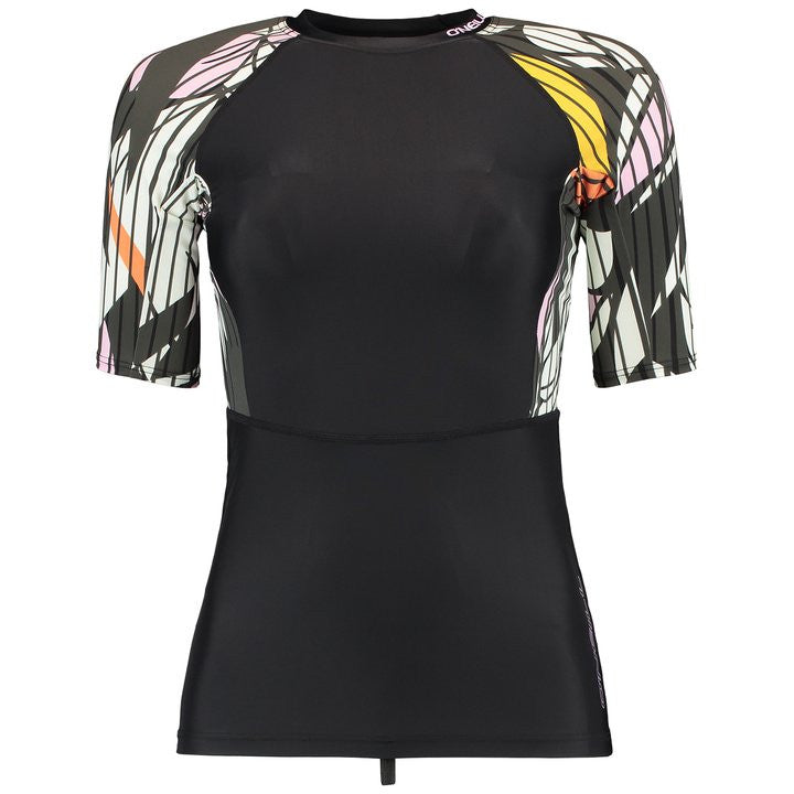 O'Neill Dames UV Shirt Korte Mouw Multi