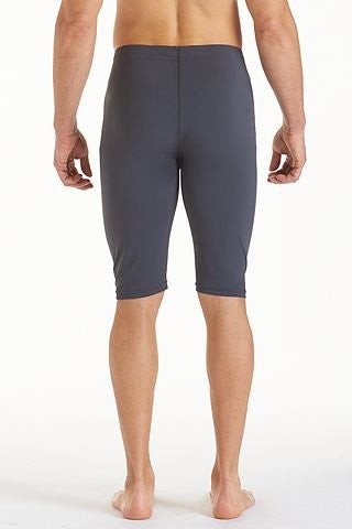 Coolibar - UV-beschermende zwemshort heren - grijs