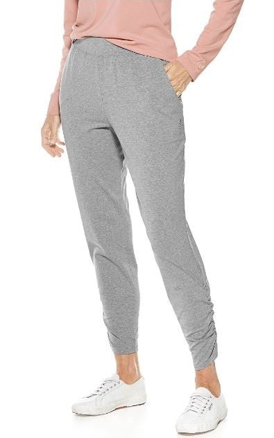 Coolibar - Casual UV-broek voor dames - Café Ruche - Grijs