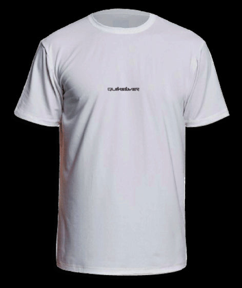 Quiksilver - UV-Zwemshirt met korte mouwen voor mannen - Wit