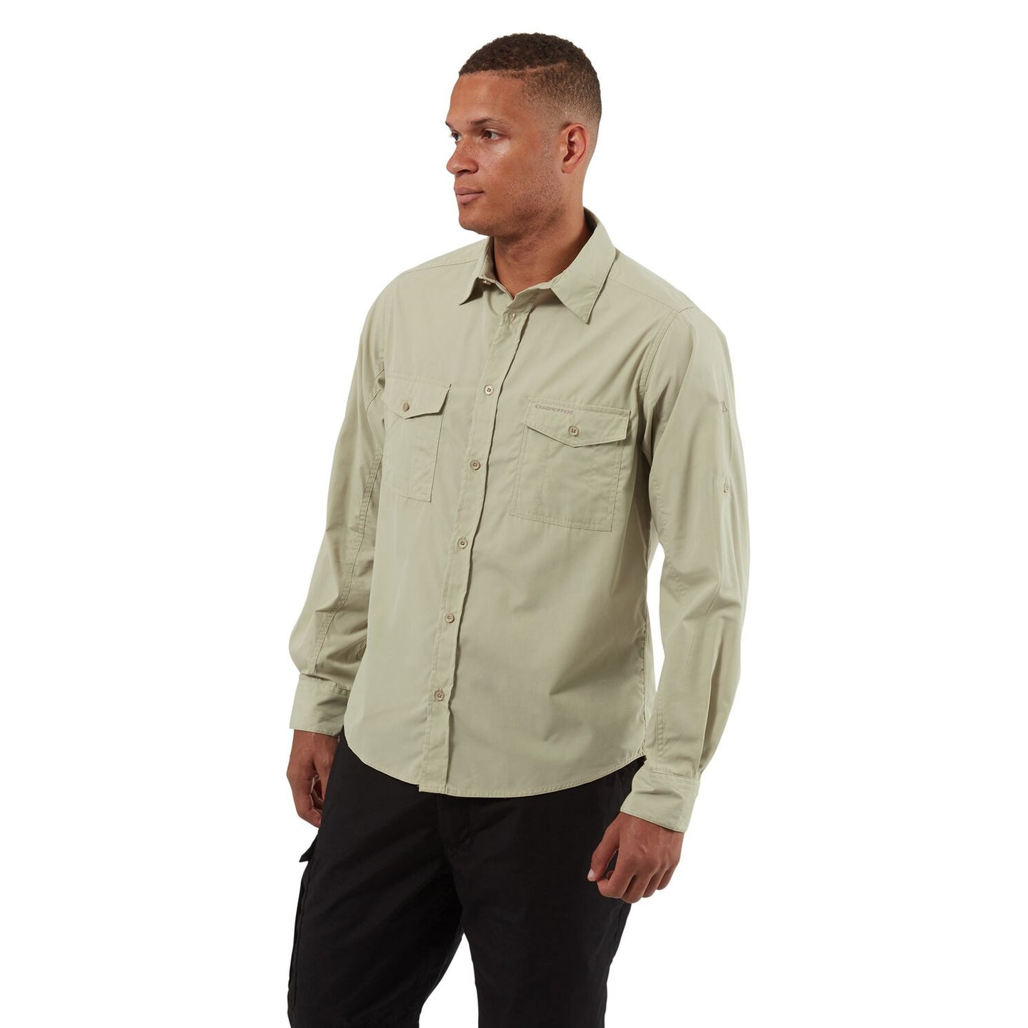 Craghoppers - UV Overhemd voor heren - Longsleeve - Kiwi - Beige