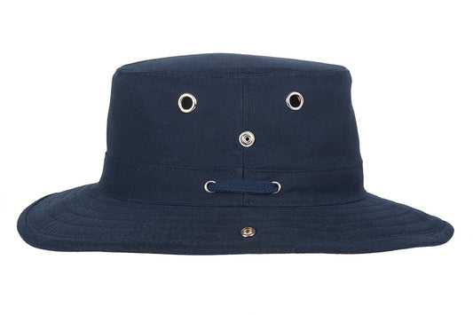 Hatland - UV Boonie hoed voor heren - Portland - Marineblauw