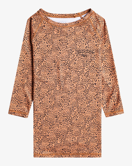 Billabong - UV-rashguard voor dames - Korte mouw - Swim - Toffee