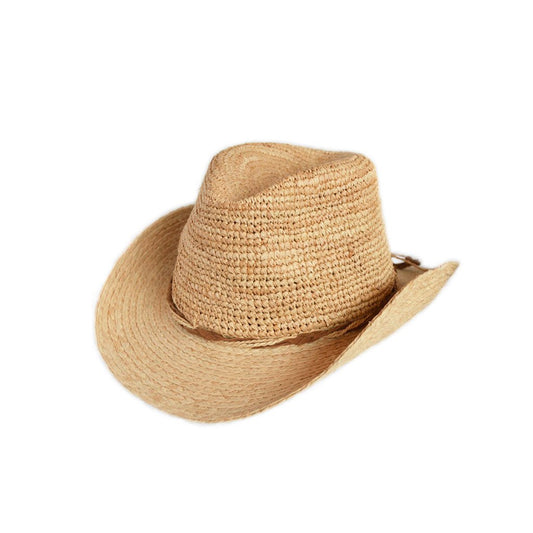 House of Ord - zonnehoed Raffia Cowboy - Natural