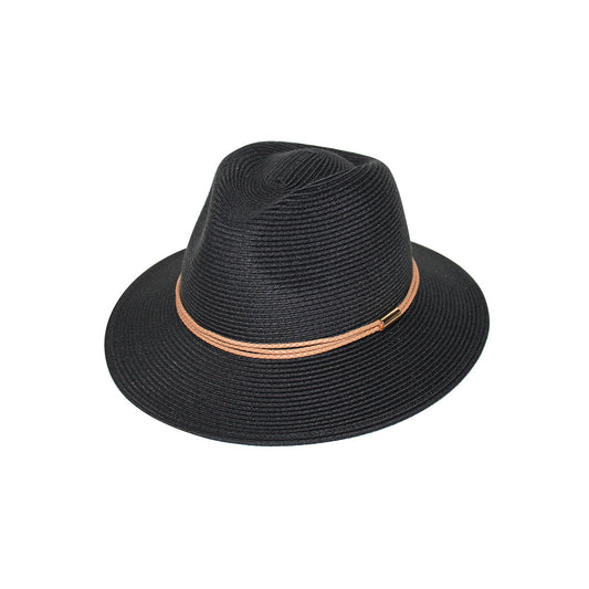 House of Ord - zonnehoed Blayney Fedora - Zwart