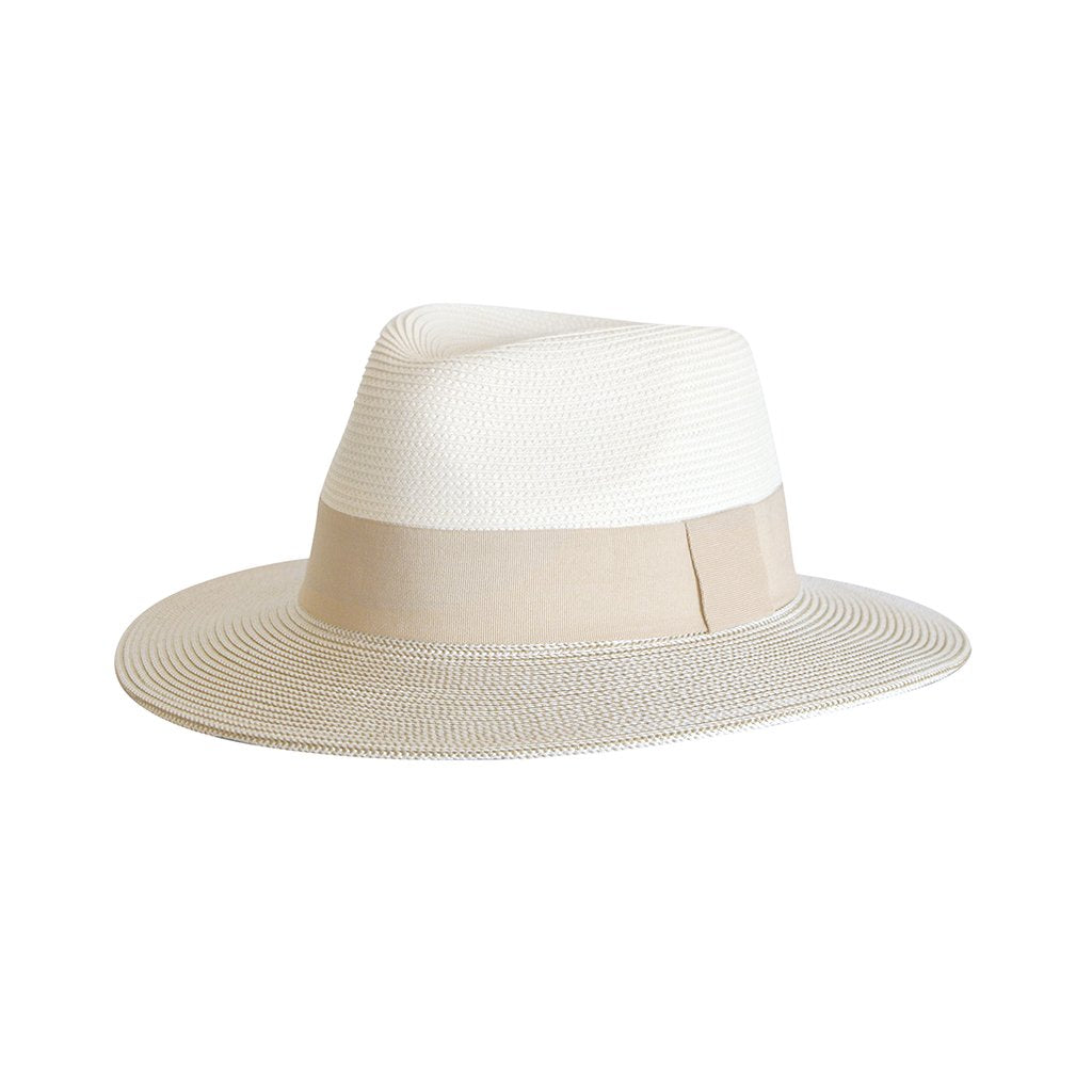House of Ord - zonnehoed Naledi Fedora - Ivory/Stone