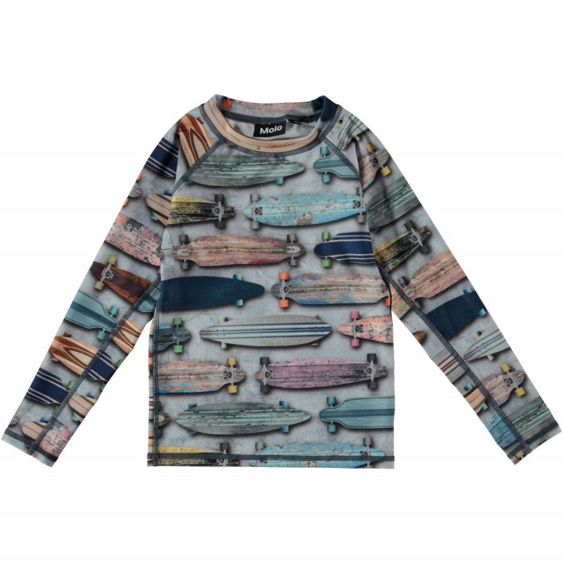 Molo - UV-zwemshirt met lange mouwen voor jongens - Neptune